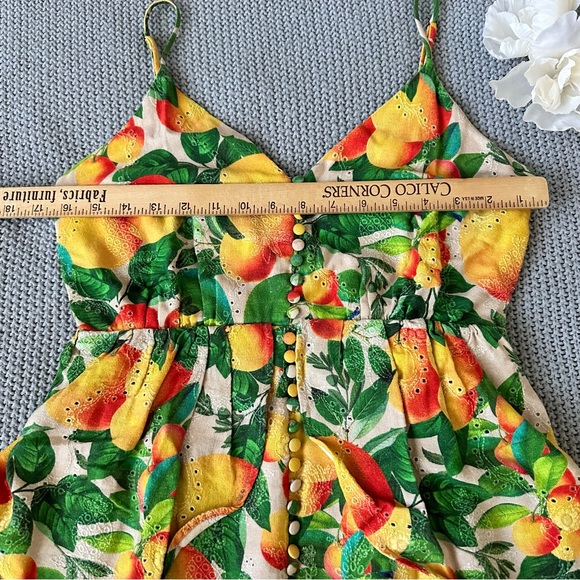 FARM RIO Sands Linen Midi Dress Size Small - Picture 11 of 16